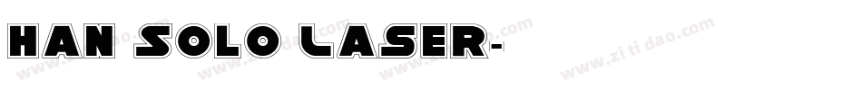 Han Solo Laser字体转换